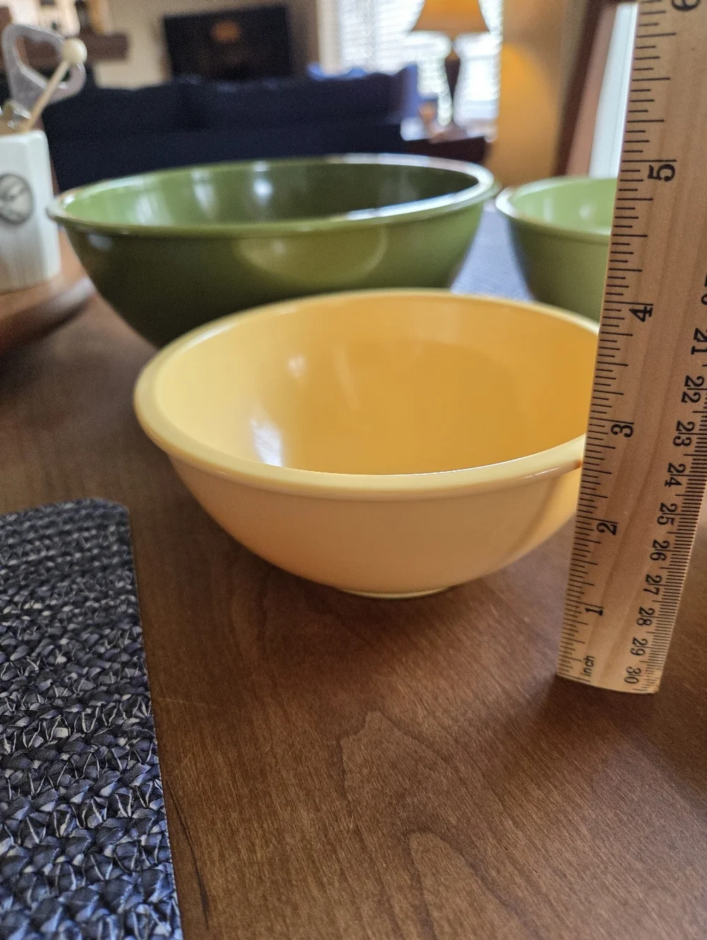 Vtg Melamine Mixing Bowl Set Certified International